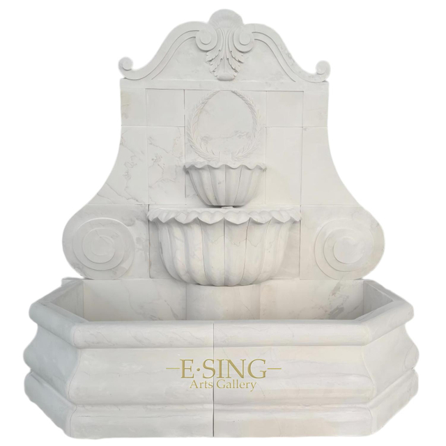 Vente directe d'usine nouvelle fontaine de sculpture en marbre de taille standard
